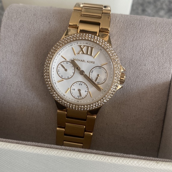 Michael Kors Mini Camille Watch - Gold.
